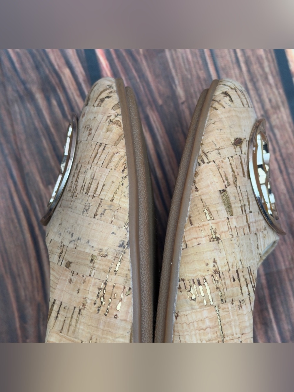 Kelly & Katie Hiliah Cork Medallion Ballet Flat Size 11 - Picture 10 of 16